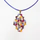 Symphony - Malvina Rhombus S-Purple Leather - 1